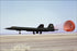 Poster, Many Sizes Available; Air Force Sr-71A Blackbird Aircraft Lands At Dryden