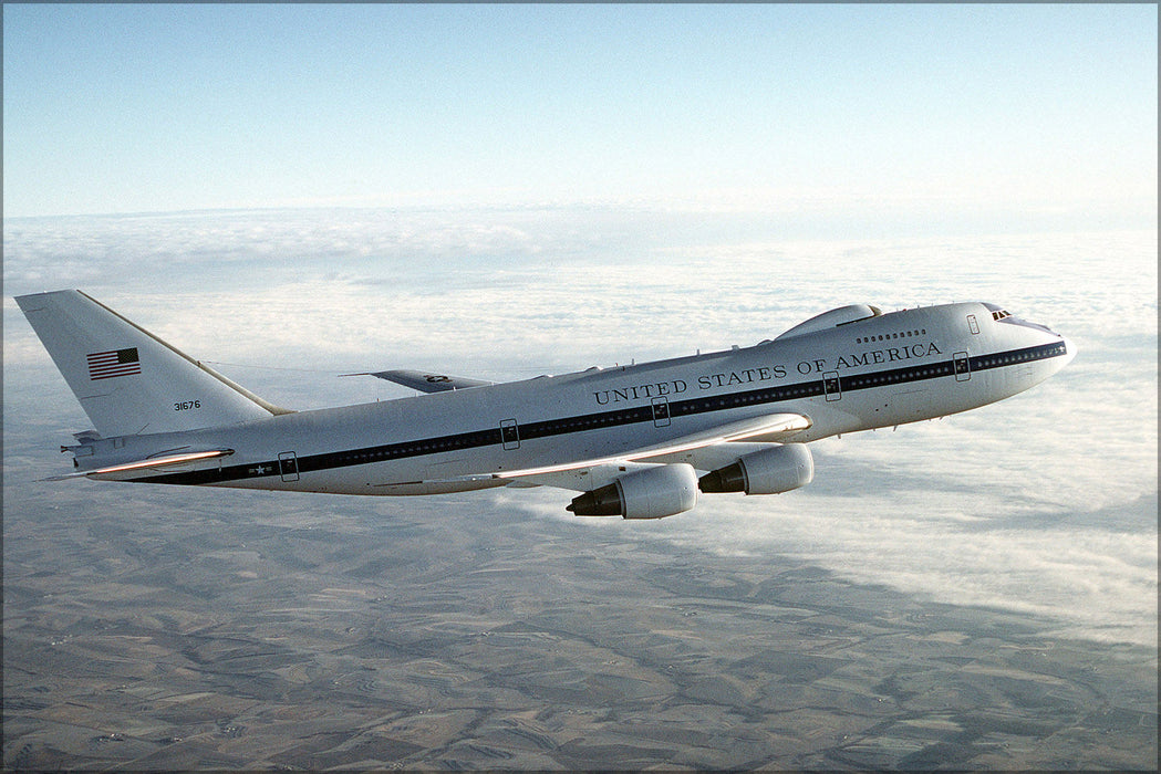 Poster, Many Sizes Available; Boeing E-4B Nightwatch, United States Air Force 1985