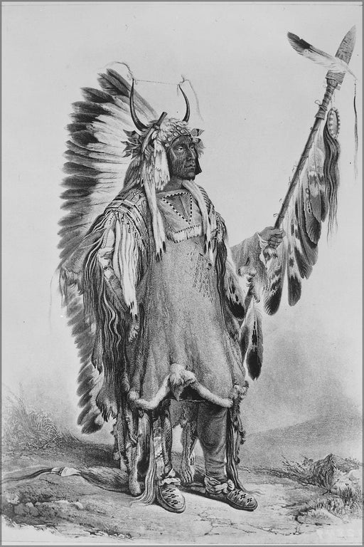 Poster, Many Sizes Available; Four Bears (Mato-Tope), A Mandan Chief C1833