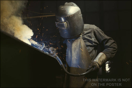 Poster, Many Sizes Available; Boiler Welder C1942