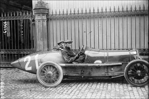 Poster, Many Sizes Available; Henry Segrave At The 1922 French Grand Prix