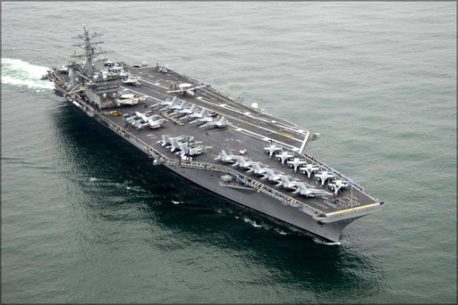 Poster, Many Sizes Available; Aircraft Carrier Uss Nimitz (Cvn 68) July 29 2009