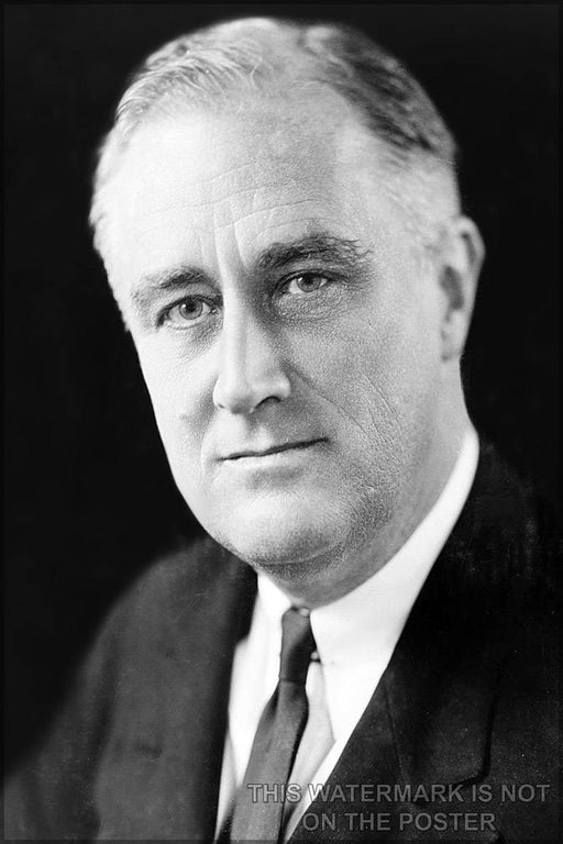 Poster, Many Sizes Available; Franklin D. Roosevelt