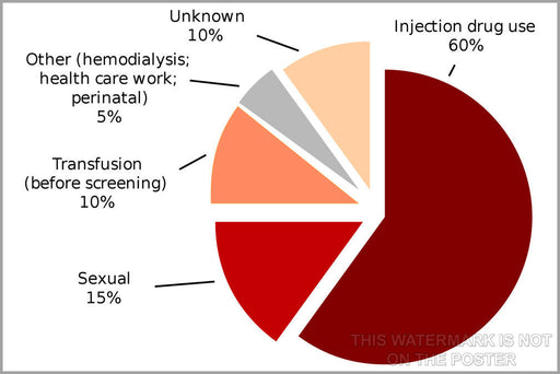 Poster, Many Sizes Available; Hepatitis C Infection By Source (Cdc)