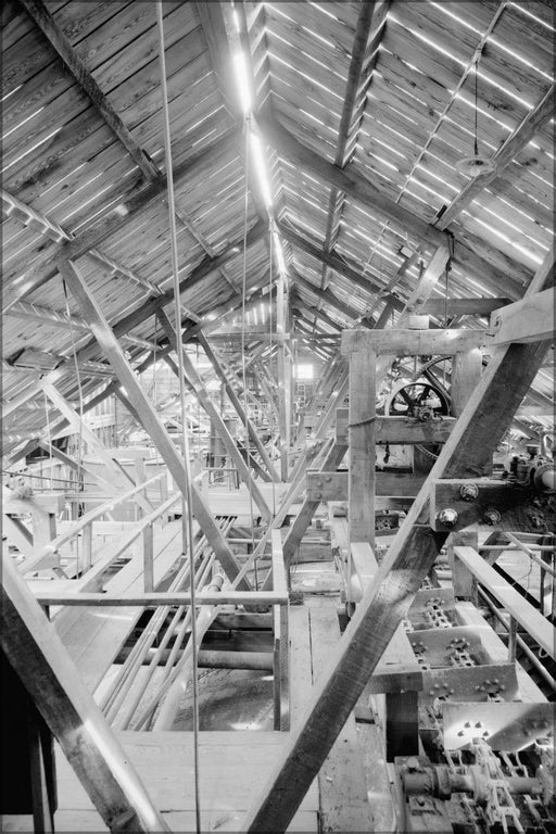 Poster, Many Sizes Available; 22. Leaching Plant, Framing Of Roof Kennecott Copper Corporation, On Copper River Northwestern Railroad, Kenni