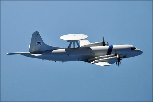 Poster, Many Sizes Available; Lockheed P-3B Orion Aew U.S. Customs Border Protection