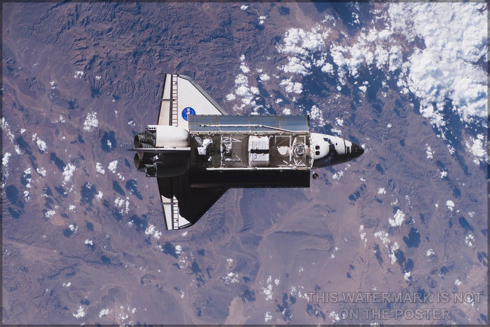 Poster, Many Sizes Available; Space Shuttle Endeavour From Iss