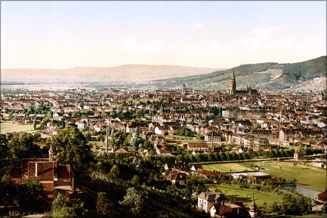 Poster, Many Sizes Available; Freiburg Im Breisgau, Baden-Wurttemberg, Germany 1890