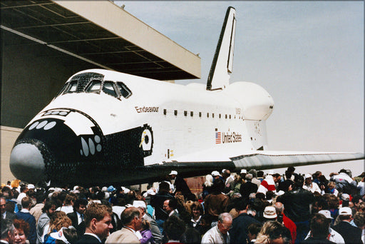 Poster, Many Sizes Available; Space Shuttle Endeavour, (Ov) 105, Rollout Ceremony