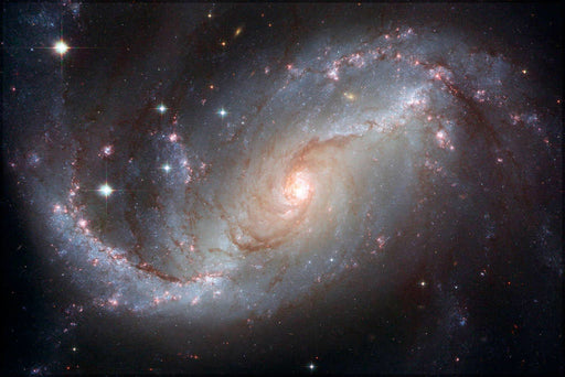 Poster, Many Sizes Available; Spiral Galaxy Ngc 1672 Hst