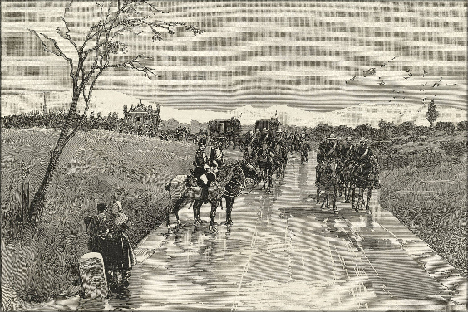 Poster, Many Sizes Available; Funeral Procession Of King Alfonso Xii Of Spain To Madrid 1885