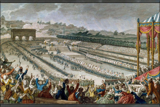 Poster, Many Sizes Available; FÃªte De La FÃ©dÃ©ration On July 14, 1790 Celebrated The Establishment Of The Constitutional Monarchy French Revo