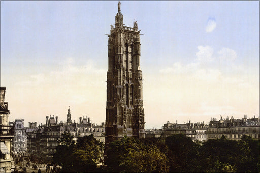 Poster, Many Sizes Available; St. James Tower Paris France Photochrom 1890