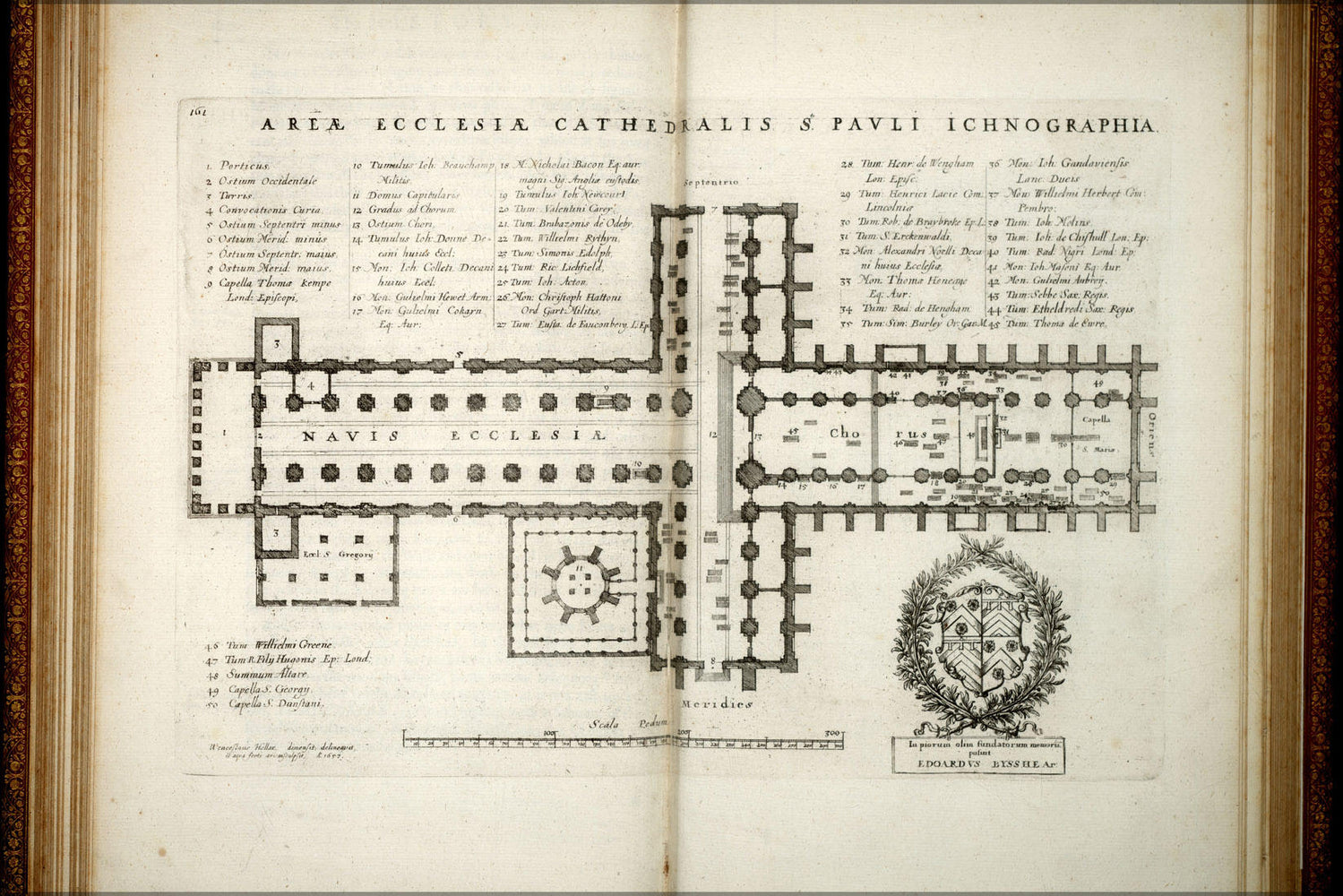 Poster, Many Sizes Available; St. Paul&#39;S Cathedral Ground Plan 17Th Century