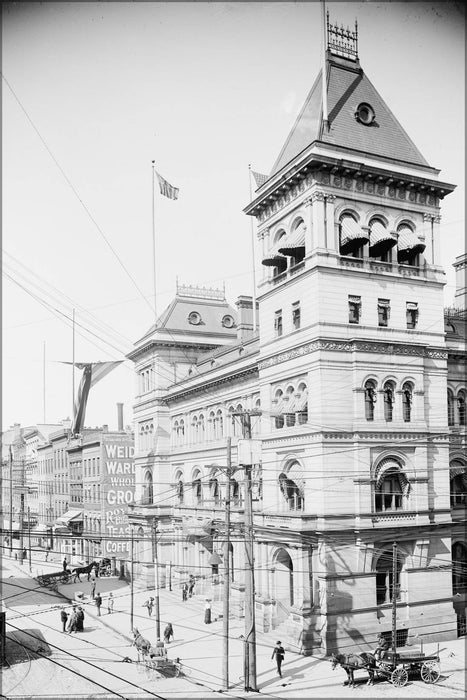 Poster, Many Sizes Available; Albany Post Office 1900