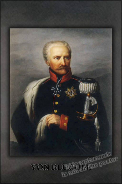 Poster, Many Sizes Available; Gebhard Leberecht Von BlÃ¼cher, Who Had Led One Of The Coalition Armies Defeating Napoleon At The Battle Of Lei