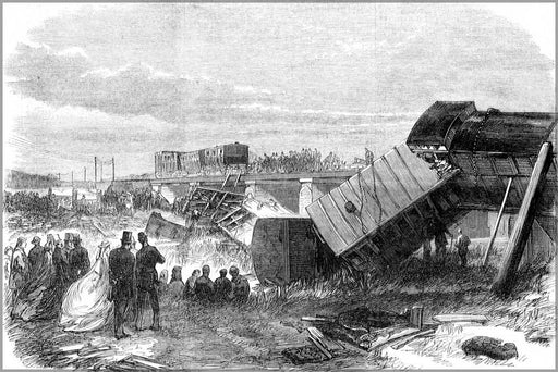 Poster, Many Sizes Available; Staplehurst Rail Crash Charles Dickens