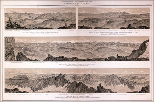 Poster, Many Sizes Available; Panoramic Views Of Colorado 1877 P2