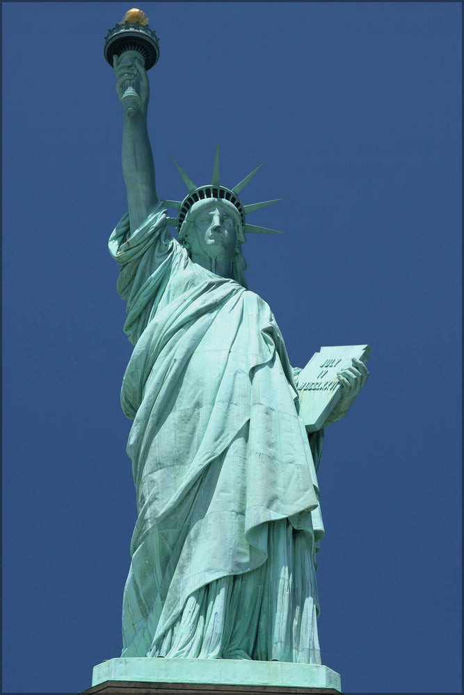 Poster, Many Sizes Available; Statue Of Liberty From Liberty Island