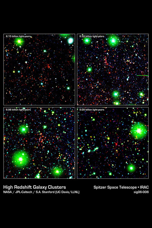 Poster, Many Sizes Available; High Redshift Galaxy Clusters