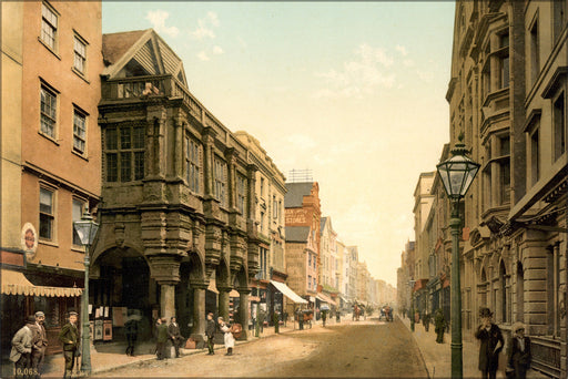 Poster, Many Sizes Available; High Street, Exeter, Devon, England, 1890S