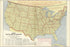 Poster, Many Sizes Available; Parcel Post Map United States Of America 1914