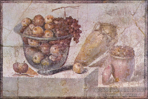 Poster, Many Sizes Available; Still Life Found At Pompeii Pompeian Painter Around 70 Ad