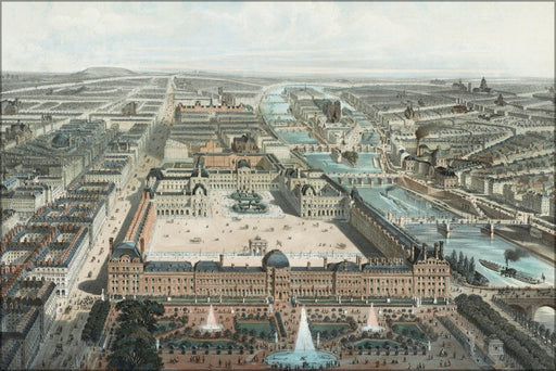 Poster, Many Sizes Available; Paris France 1850