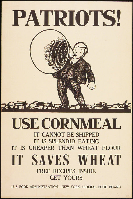 Poster, Many Sizes Available; Patriots Use Corn Meal