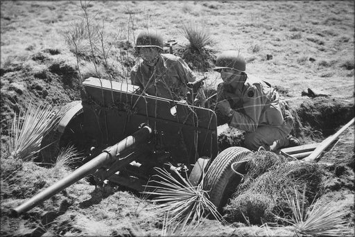 Poster, Many Sizes Available; 37 M M Anti Tank Gun At Camp Carson Training Camp In Colorado Nara 197170