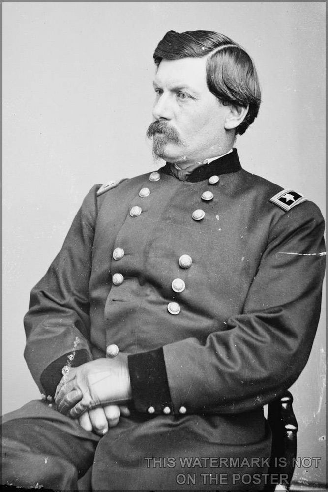 Poster, Many Sizes Available; General George B. Mcclellan. C1862