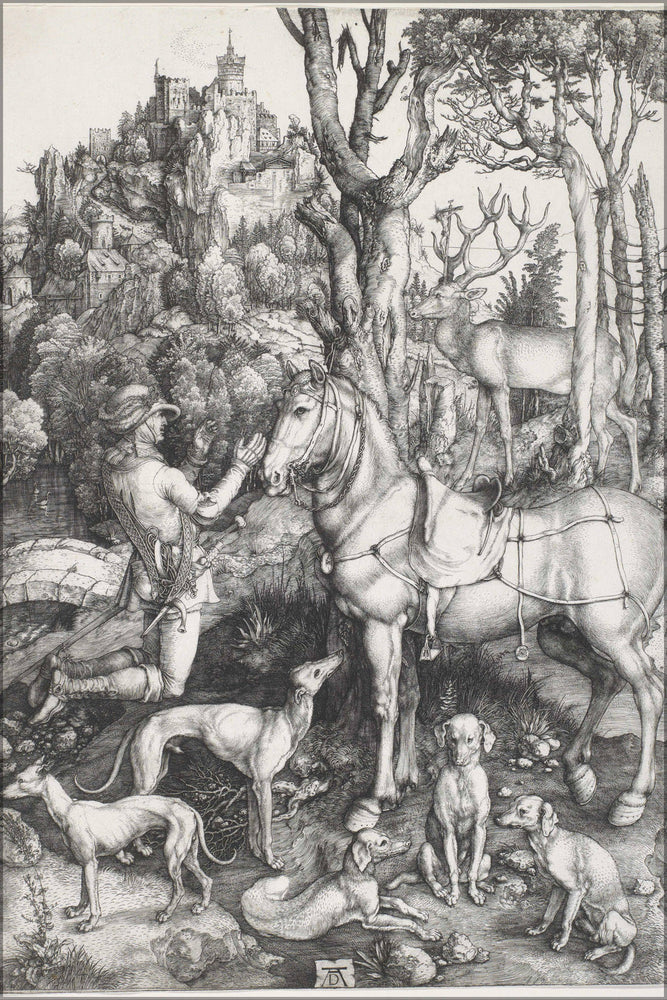 Poster, Many Sizes Available; Albrecht Durer Saint Eustace