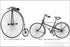 Poster, Many Sizes Available; Penny Farthing And Safety Bicycle