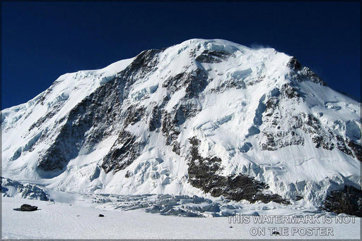 Poster, Many Sizes Available; Lyskamm Liskamm (4,527 M), Above The Grenz Glacier Pennine Alps Between Switzerland And Italy