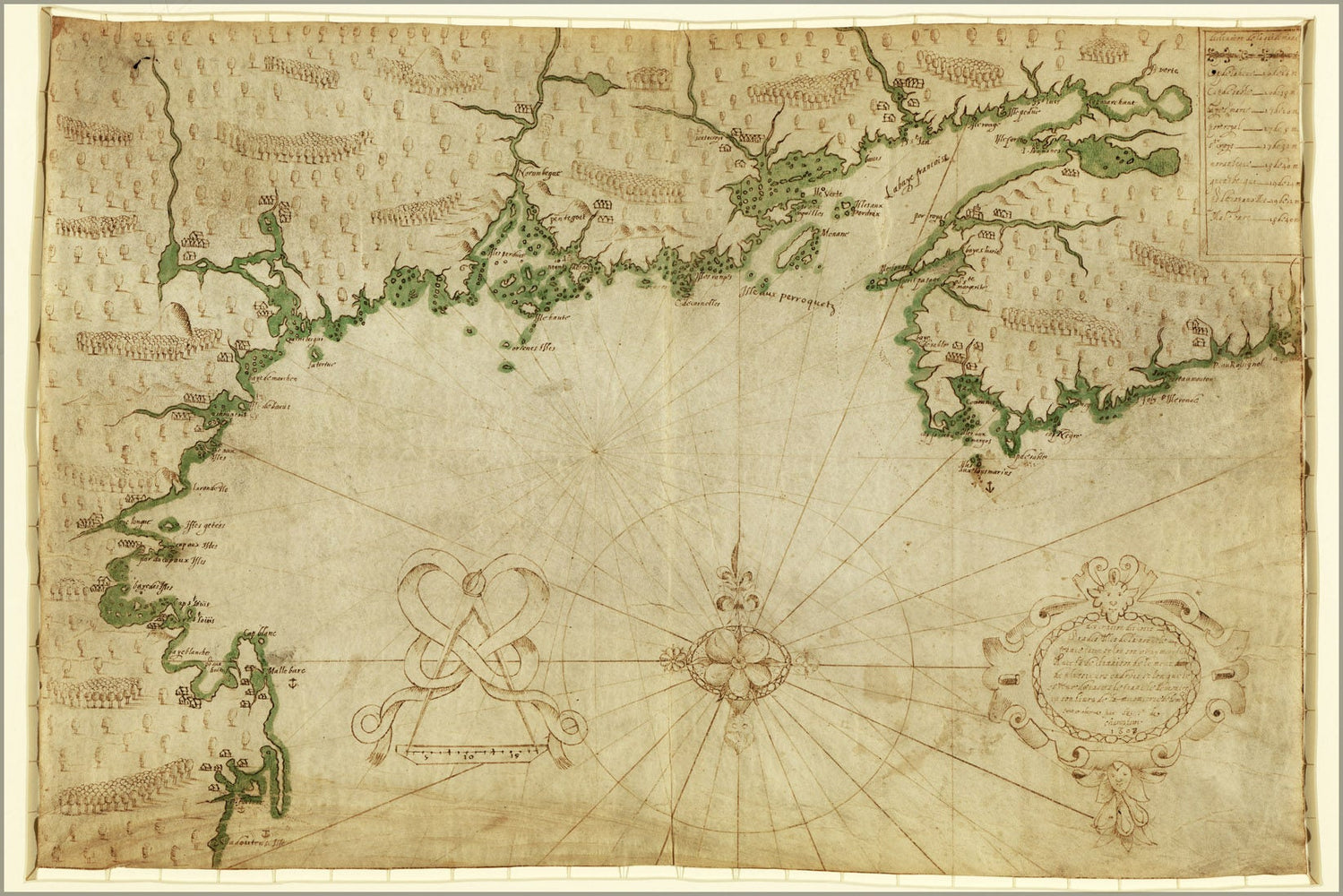 Poster, Many Sizes Available; Map Of Western Nova Scotia To Cape Cod 1607 P1