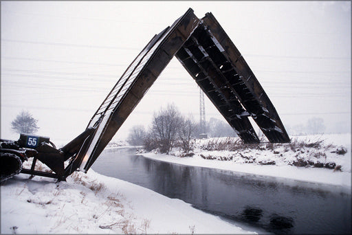 Poster, Many Sizes Available; M-60 Armored Vehicle Launched Bridge, Lahn River