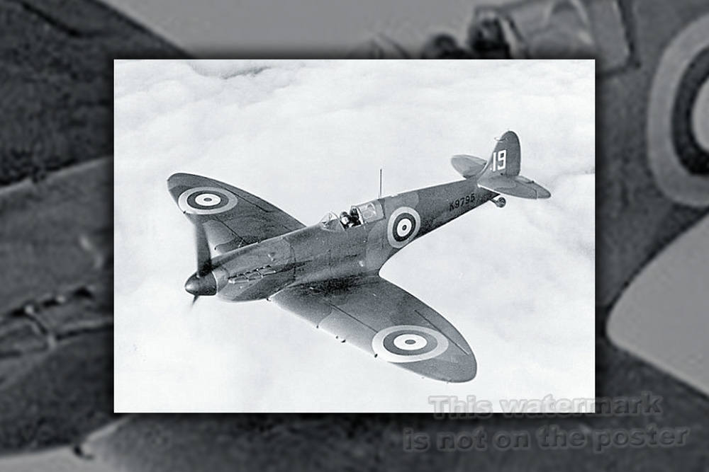 Poster, Many Sizes Available; Supermarine Spitfire P2