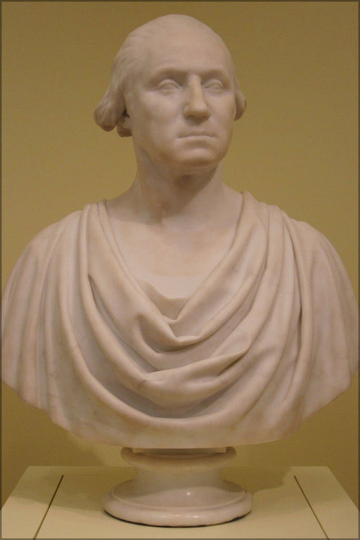 Poster, Many Sizes Available; Hiram Powers Marble Bust Of George Washington, C. 1844, Cincinnati Art Museum