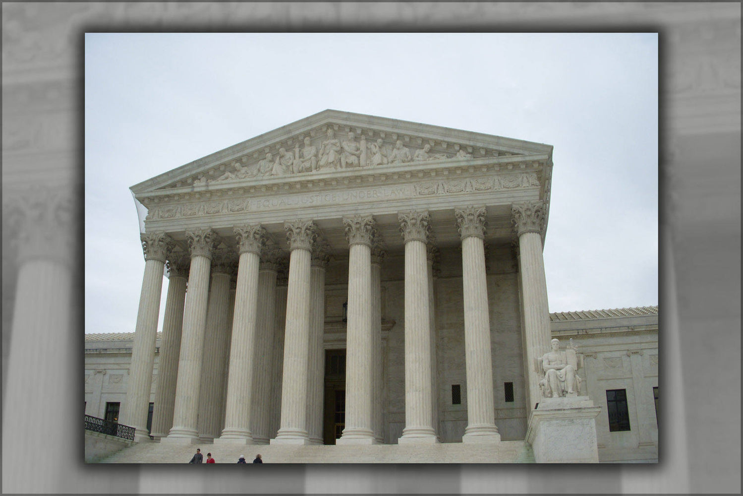 Poster, Many Sizes Available; Supreme Court Building In Washington, Dc