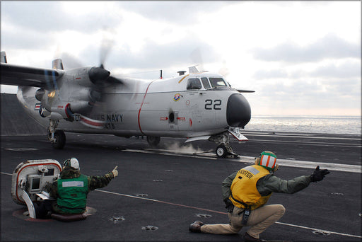 Poster, Many Sizes Available; C-2A Greyhound (Vrc) 30 Uss Ronald Reagan (Cvn 76) P2