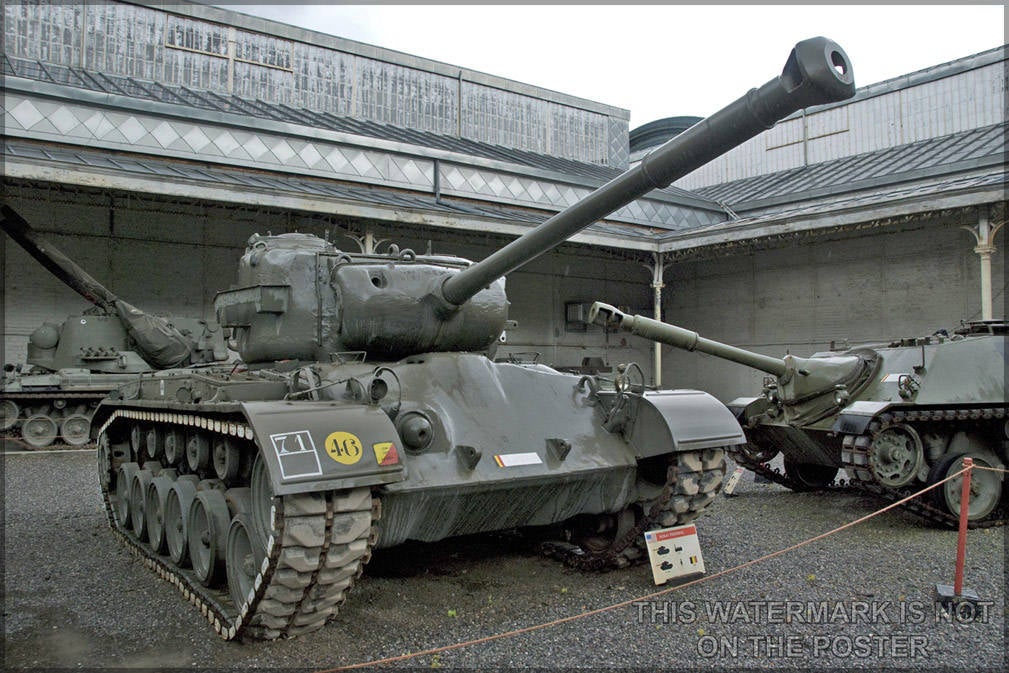 Poster, Many Sizes Available; M26 Pershing Heavy Tank M26 Pershing