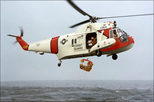 Poster, Many Sizes Available; Coast Guard Sikorsky Hh-52A Seaguard Helicopter Hh-54 1965