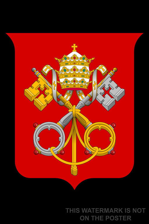 Poster, Many Sizes Available; Coat Of Arms Of The Holy See