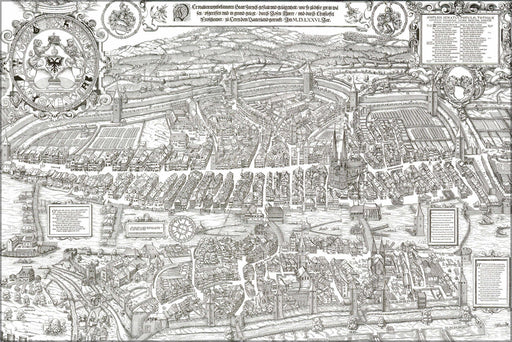 Poster, Many Sizes Available; Map Of Zurich Switzerland C1576