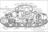 Poster, Many Sizes Available; M4A4 Sherman Tank. Cutaway Of An
