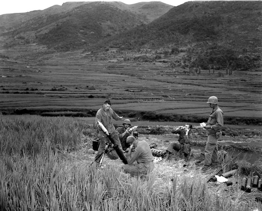 Poster, Many Sizes Available; 5Th Rct Mortar At Masan, Vietnam War