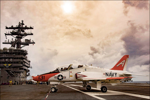 Poster, Many Sizes Available; T-45C Goshawk T-45 Uss Dwight D. Eisenhower (Cvn-69)