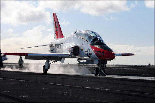 Poster, Many Sizes Available; T-45C Goshawk T-45 Vt-7 Carrier Uss Ronald Reagan (Cvn 76) P2