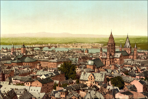 Poster, Many Sizes Available; Mainz, Rhineland, Germany, 1895 Photochrom