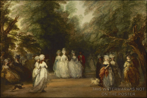 Poster, Many Sizes Available; Mall In St. James&#39;S Park By Thomas Gainsborough C1783